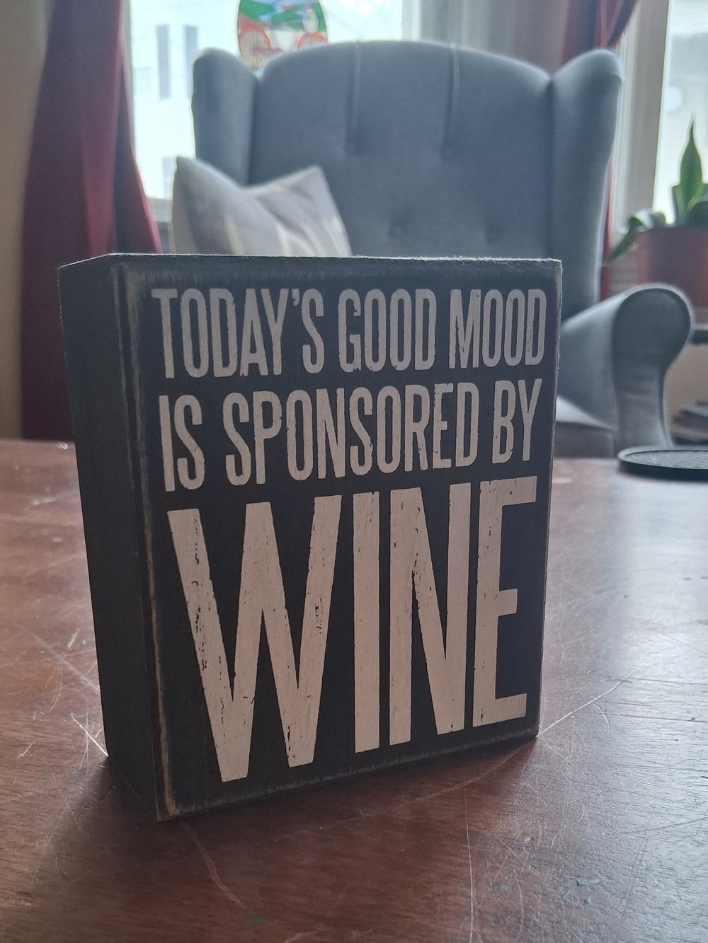 Primitives by Kathy Black and White Logo Box Sign